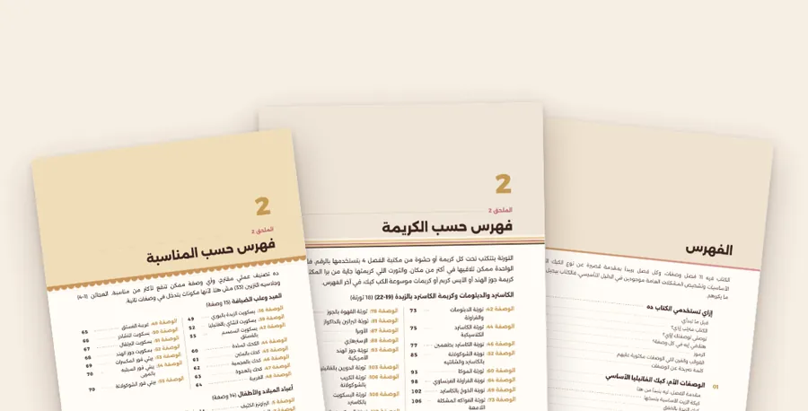 فهرس قابل للضغط داخل الكتاب